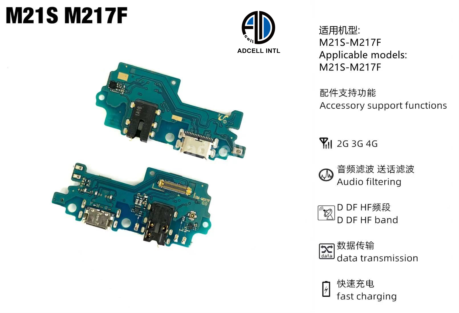 Flex Charging Port for Samsung M21S M217F Original