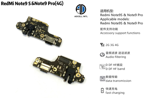 Flex Carga para Xiaomi Redmi Note 9 Pro 4G Original