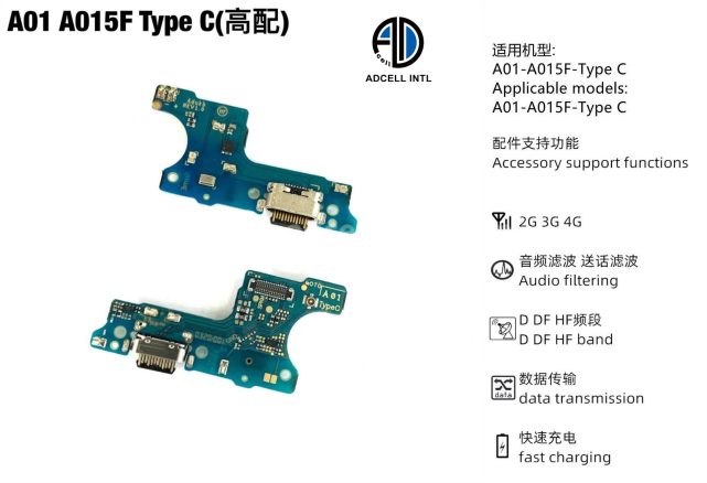 Flex Charging Port for Samsung A01 A015F Type C Original