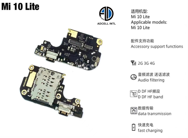 Flex Carga para Xiaomi Mi 10 Lite Original