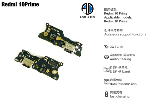 Flex Carga para Xiaomi Redmi 10 Prime Original