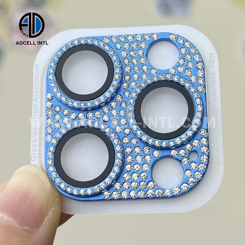 Camera Glass with Complete Diamonds for iPhone 11-14 Pro Max
