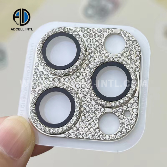Camera Glass with Complete Diamonds for iPhone 11-14 Pro Max