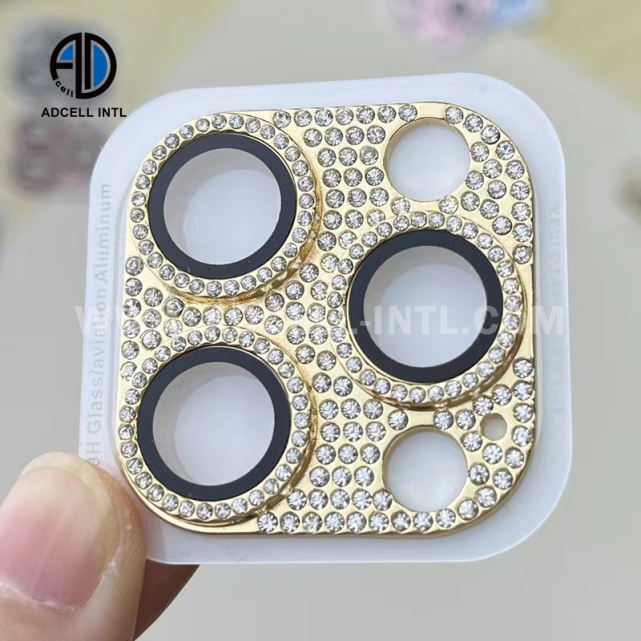Camera Glass with Complete Diamonds for iPhone 11-14 Pro Max