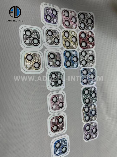 Camera Glass with Complete Diamonds for iPhone 11-14 Pro Max
