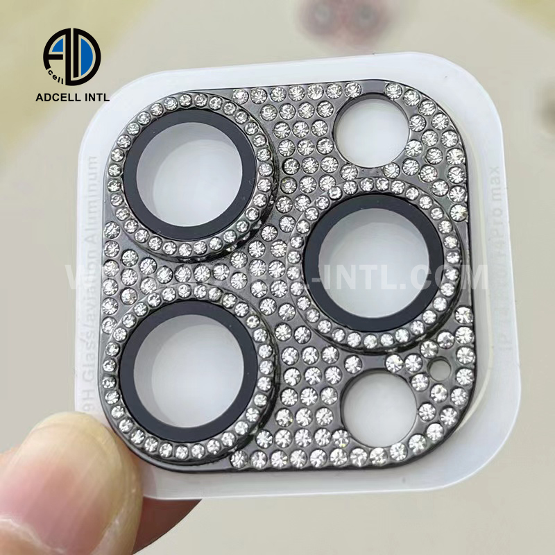 Camera Glass with Complete Diamonds for iPhone 11-14 Pro Max
