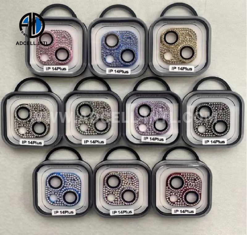 Camera Glass with Complete Diamonds for iPhone 11-14 Pro Max
