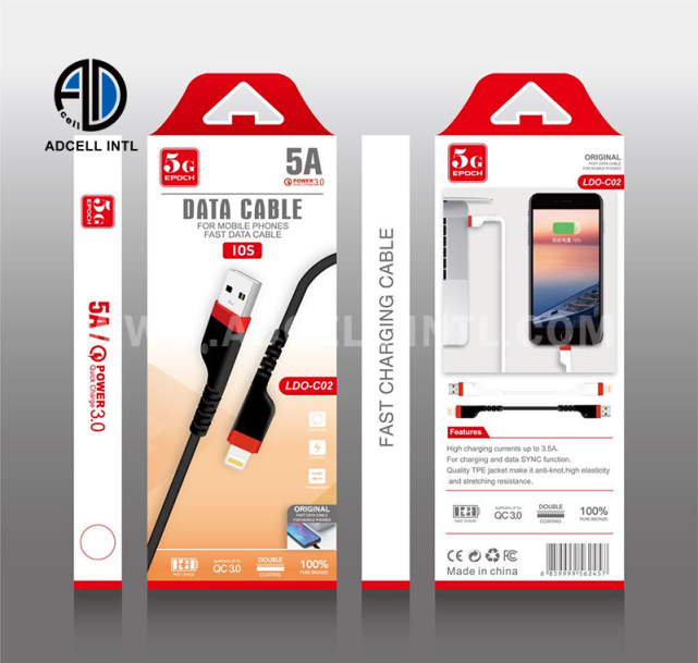 Data Cable LDO-C02 for Micro V8/Lightning/TYPE C