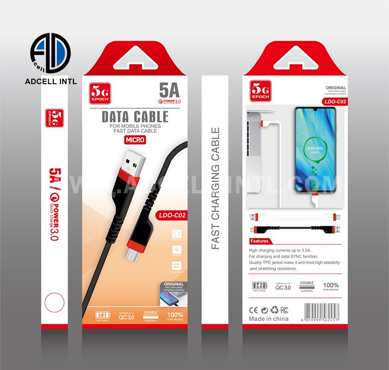 Data Cable LDO-C02 for Micro V8/Lightning/TYPE C