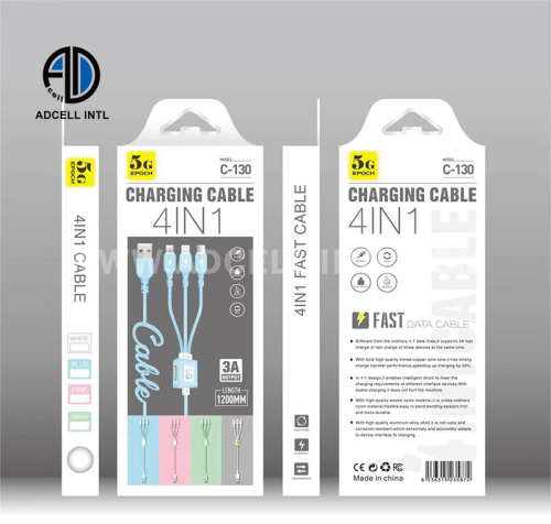 Data Cable C130 for Micro V8/Lightning/TYPE C