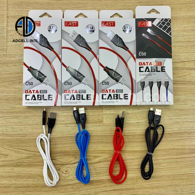 Data Cable C50 for Micro V8/Lightning/TYPE C