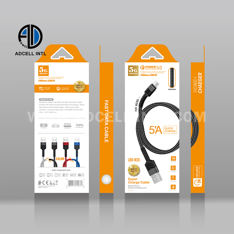 Cable Dato W20 para Micro V8/Lightning/TIPO C