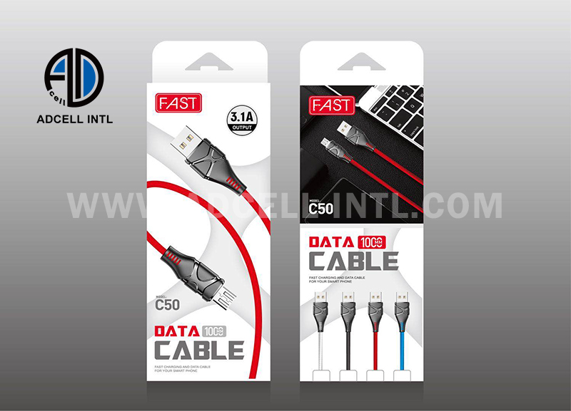 Data Cable C50 for Micro V8/Lightning/TYPE C