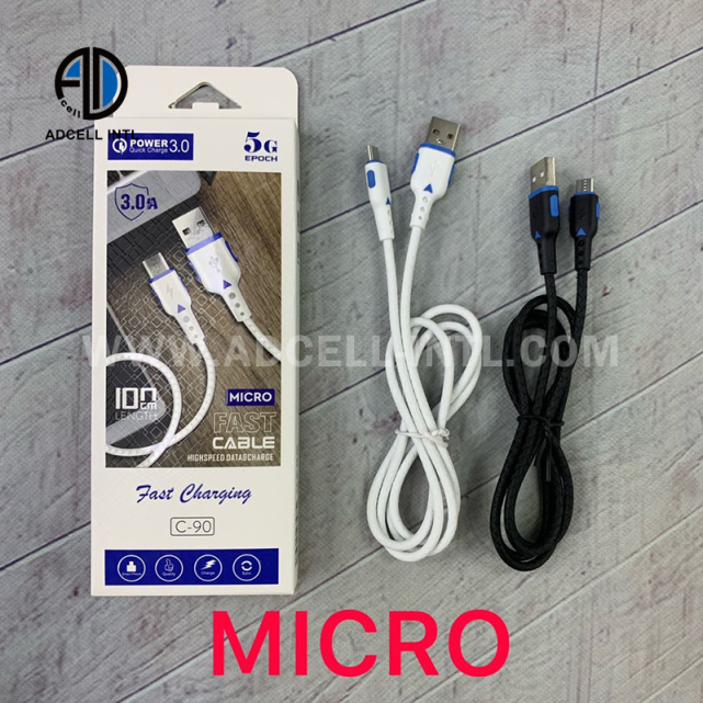 Data Cable C90 for Micro V8/Lightning/TYPE C