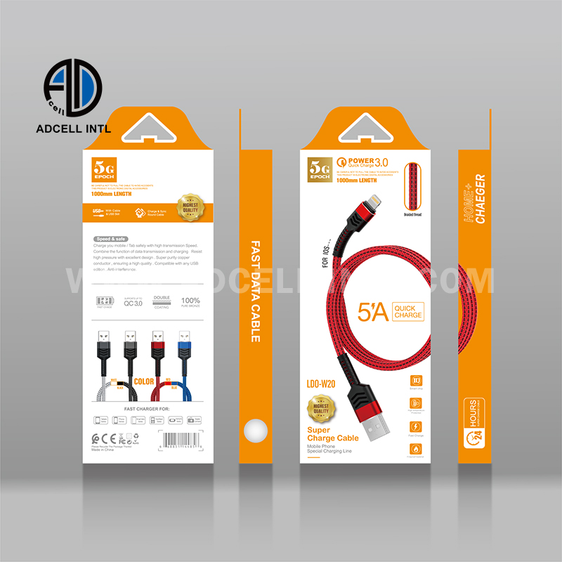 Data Cable W20 for Micro V8/Lightning/TYPE C