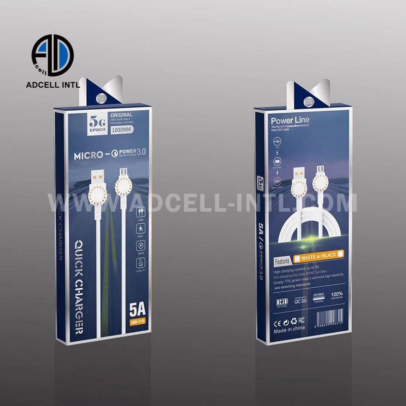 Data Cable T10 for Micro V8/Lightning/TYPE C