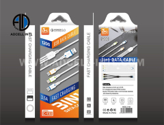 Data Cable C930 for Micro V8/Lightning/TYPE C
