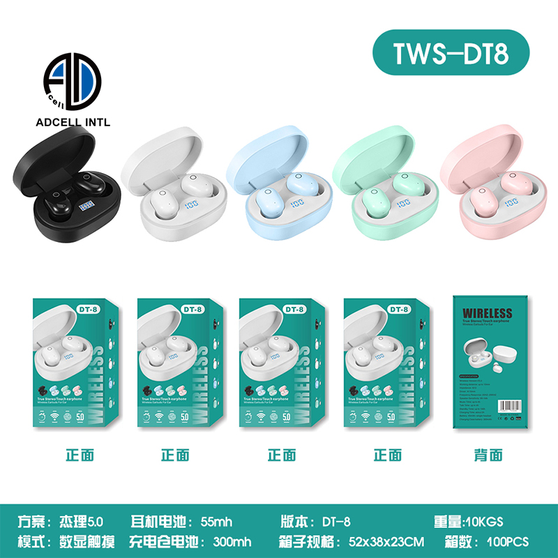 Wireless Headphones TWS DT8