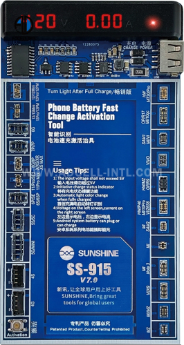 Smart Phone Built-in Battery Activation Fast Charging SS-915