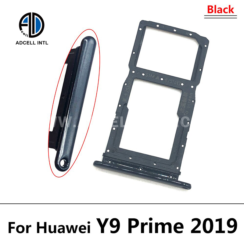 Porta sim/Bandeja de sim para Huawei Y9 Prime 2019