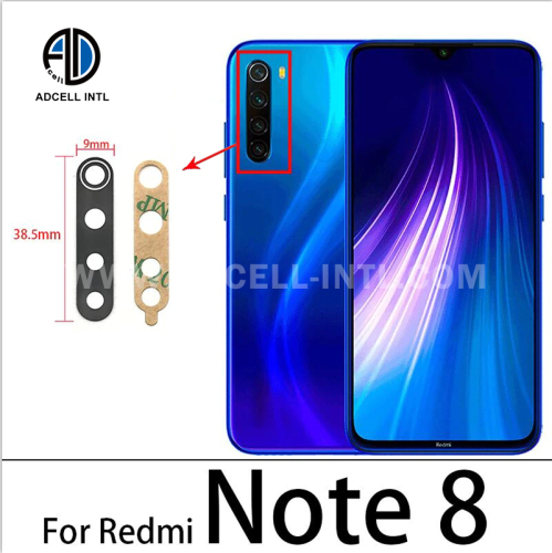 Lente de Camara para Redmi Note 8