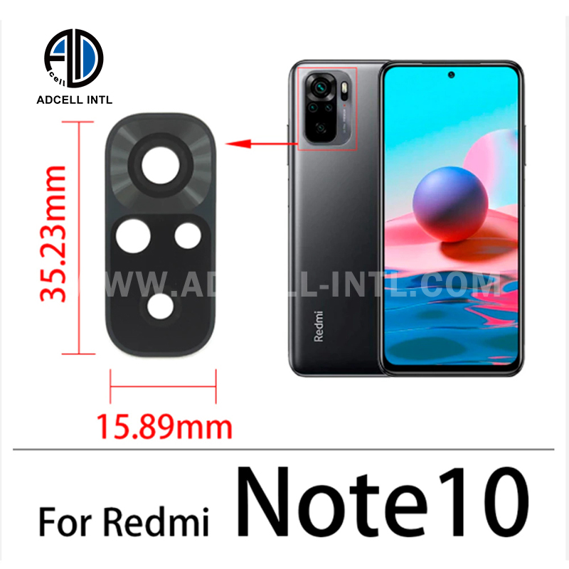 Lente de Camara para Redmi Note 10