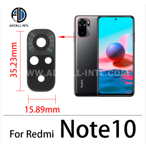 Lente de Camara para Redmi Note 10