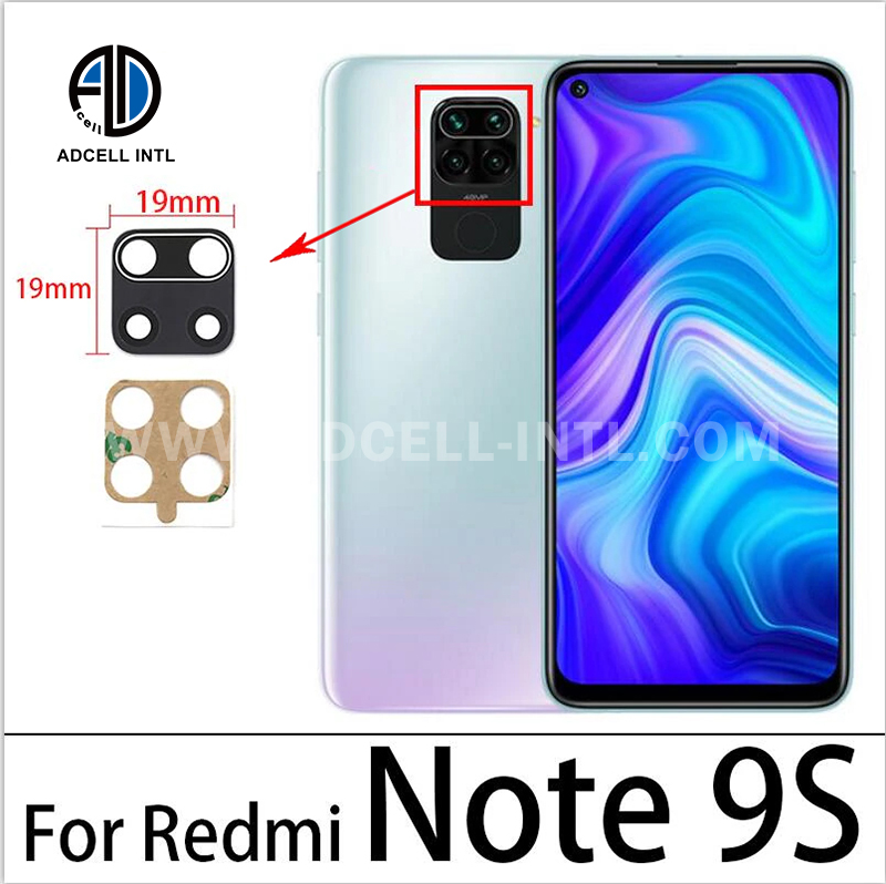 Lente de Camara para Redmi Note 9S
