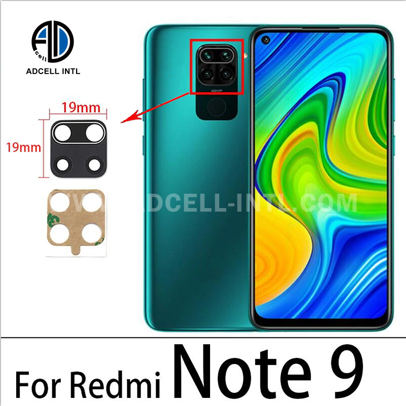 Lente de Camara para Redmi Note 9
