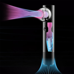 SJ21 Alum. Alloy Hair Blower Dryer， High Speed Wind Ionic Hair Blower with Diffuser