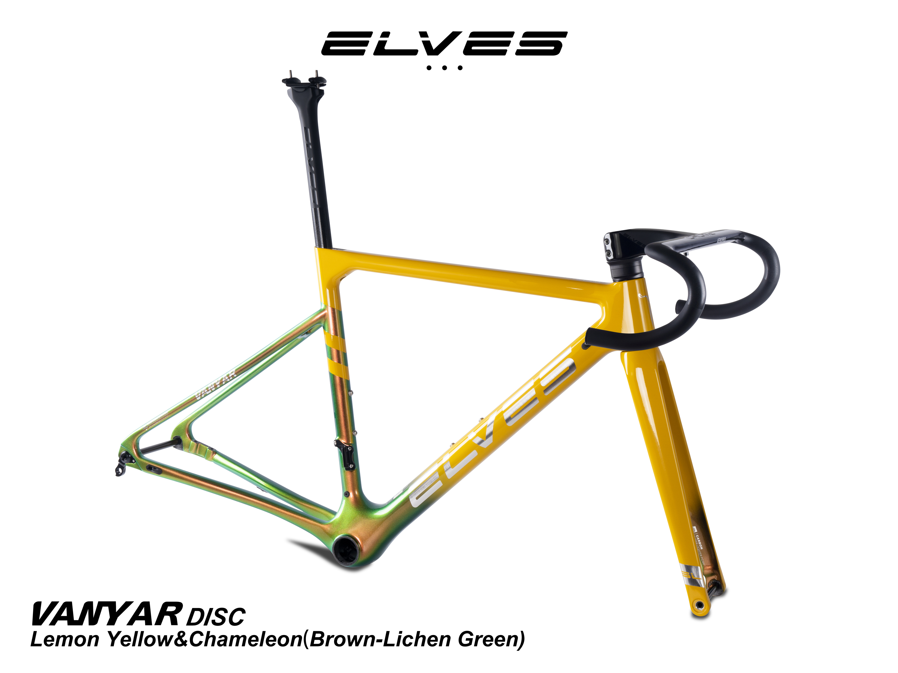 2022 ELVES VANYAR Full Carbon DISC Road Framesets, Superlight Disc Road  Frame