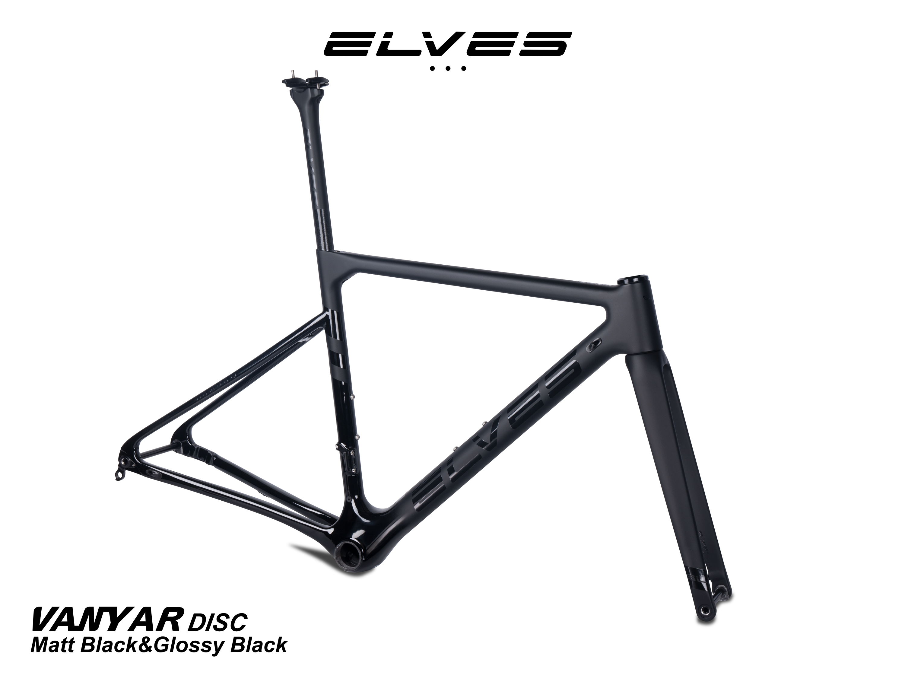 ELVES VANYAR Disc サイズ S 46 フレームセット 2022 NEW ELVES VANYAR DISC the Lightweight 760g road bike frame