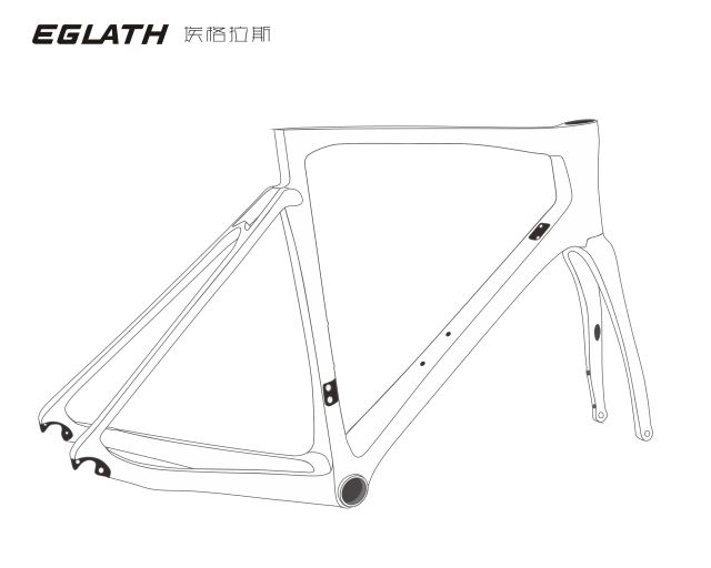 2022 ELVES Eglath Pro Disc Road Framesets, UCI Approved,  all-rounder, Carbon Disc Road Framesets