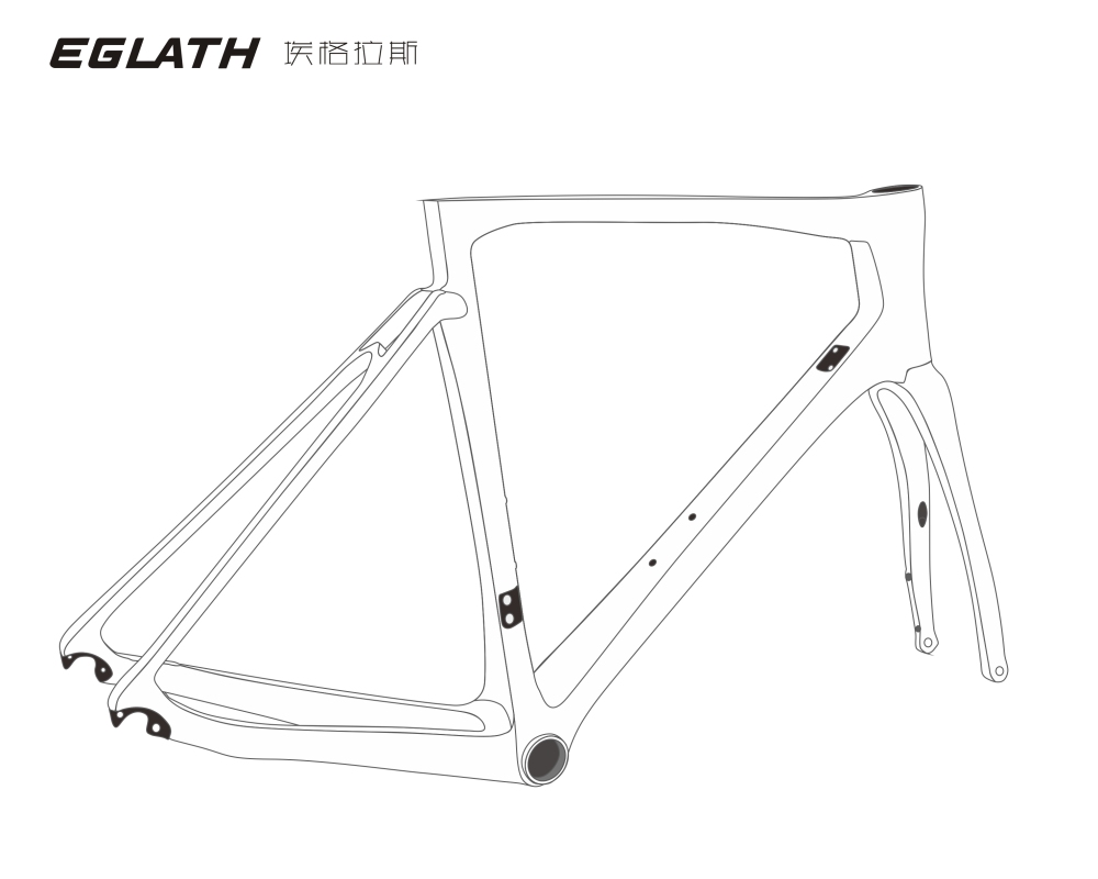 ELVES Eglath Pro Disc Road Framesets, UCI Approved, all-rounder, Carbon Disc Road Framesets