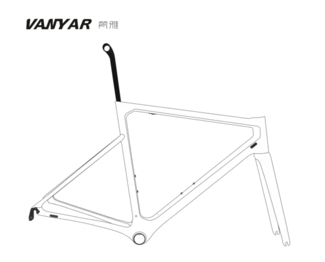2022 ELVES VANYAR Full Carbon DISC Road  Framesets, Superlight Disc Road Frame