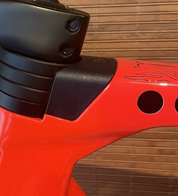 Plastic cover behind bars on Evo