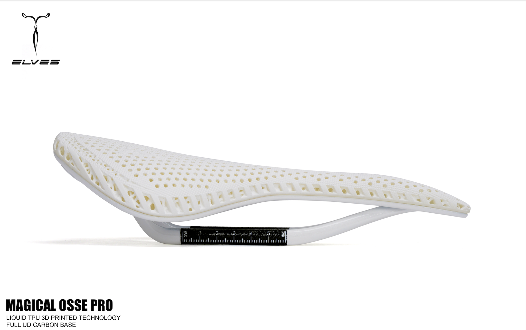 ELVES MAGICAL OSSE PRO サドル 135mm ELVES MAGIC OSSE 3D Printed Saddle