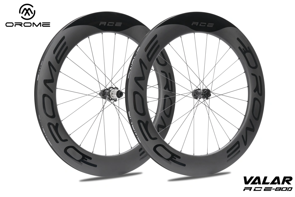 OROME VALAR SK40D Road Disc Wheelset - ALL CARBON SIX SPOKE