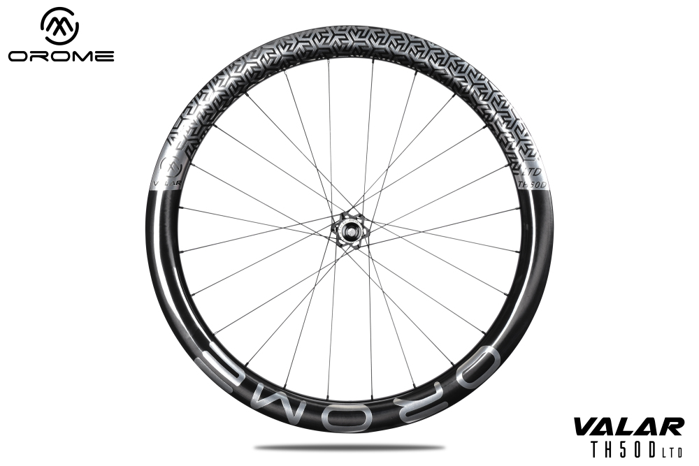 OROME VALAR TH50D Carbon Road Disc Brake Wheelsets, Gravel Disc Brake Carbon Wheels. Superlight Carbon Disc Brake Wheelsets
