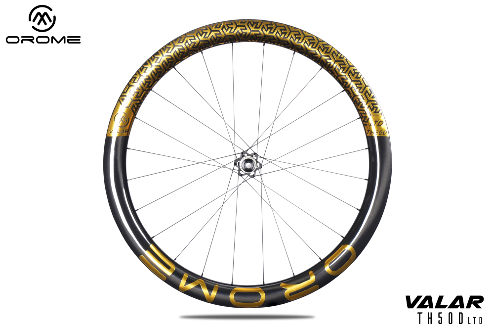OROME VALAR TH50D Carbon Road Disc Brake Wheelsets, Gravel Disc Brake Carbon Wheels. Superlight Carbon Disc Brake Wheelsets