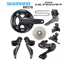 Shimano Ultegra 12 speed full Di2 Groupset (without rotors and BB) Please note: Sold exclusively with Elves frames; not sold separately