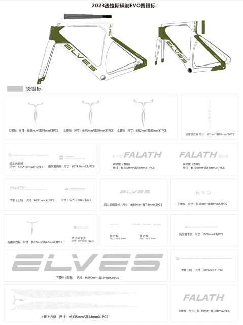 ELVES FRAME DECAL PACK
