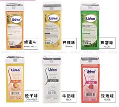 Depilatory wax roll-on