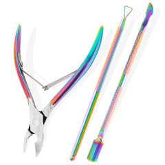 Scissors and cuticle lifter set