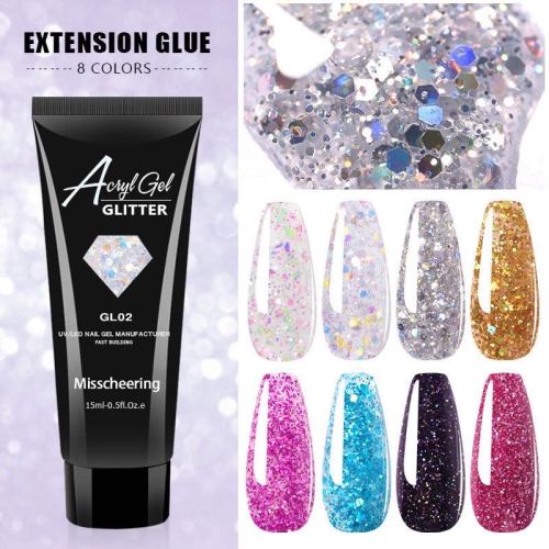 Acryl gel glitter