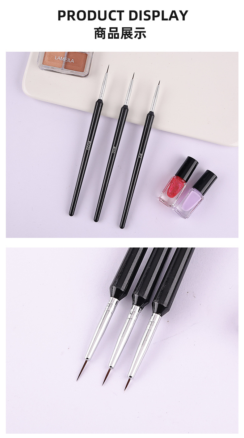 Nail brush 3piece