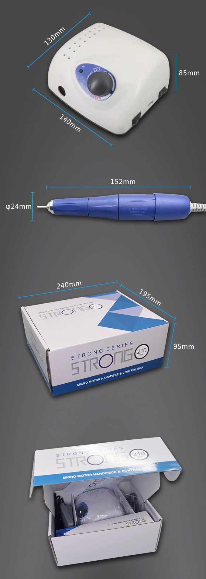 Strong 210 electric grinder