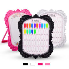 Nail gel polish color display