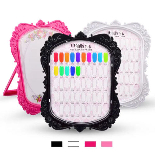 Nail gel polish color display