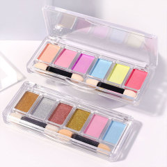 Solid mirror effect nail powder